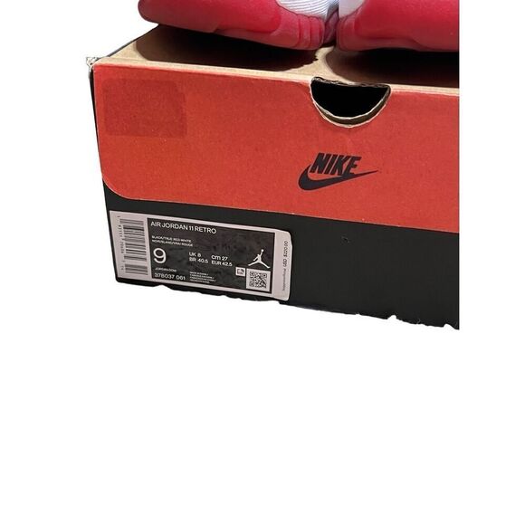 Jordan 11 OG Bred 2019 Black Red 378037-061 Size 9 Nike Air Jordan - Picture 9 of 13